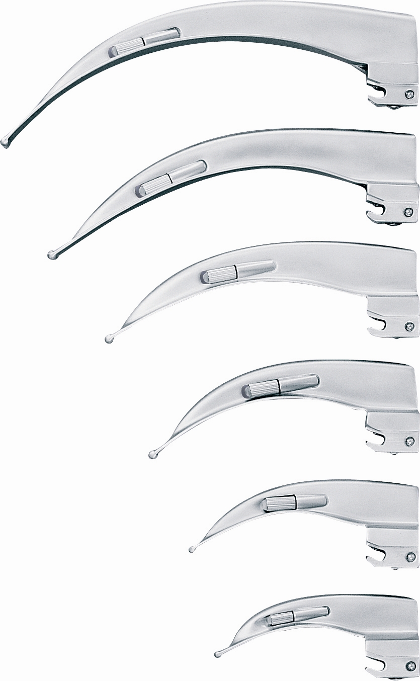 English Profile Laryngoscope Blade - Conventional LED